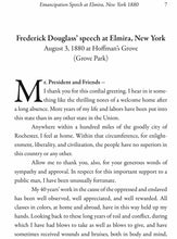 Load image into Gallery viewer, Frederick Douglass' Speech at Elmira, New York - August 3, 1880